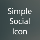 Simple Social Icon Widget icon