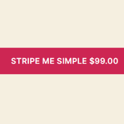 Simple Stripe checkout buttons icon