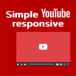 Simple YouTube Responsive icon