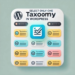 Single Taxonomy Selector icon