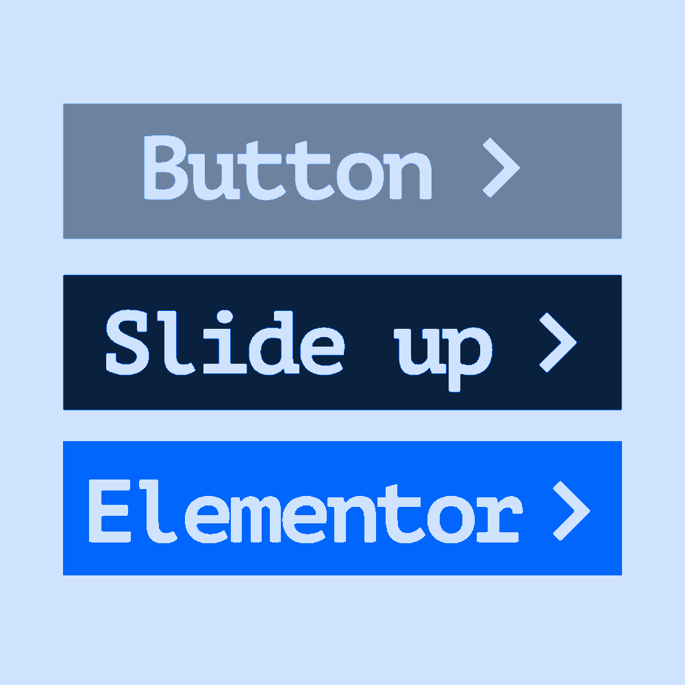 Slide-Up Elementor Button Animation – Jixart icon