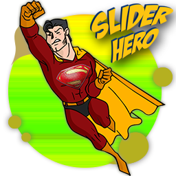Slider Hero with Video Background, Animation icon