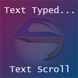 Slider Text Scroll icon