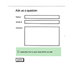Sliding Enquiry Form icon