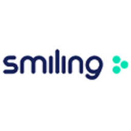 Smiling Video player and video content icon