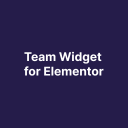 Softivus Team Widget for Elementor icon