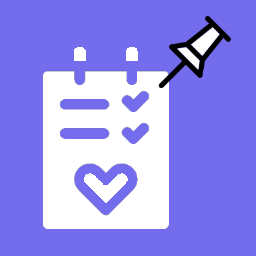 List of post and other contents icon
