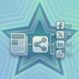 Starline Social Sharing Buttons – Lightweight Floating Social Share, SVG Icons & Open Graph icon