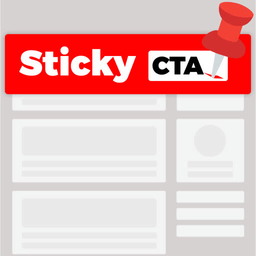Sticky CTA – Sticky Floating Notification bar, Buttons, Call To Action A/B Testing icon