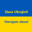 Support Ukraine – Floating Flag icon