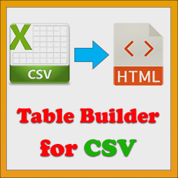 Table Builder for CSV icon