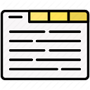 Tabs & Pills icon