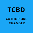 TCBD Author URL Changer icon