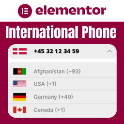 Telephone field for Elementor Forms icon
