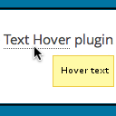 Text Hover icon