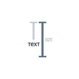 Text Size Adjust icon