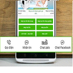 Thanh liên hệ mobile icon