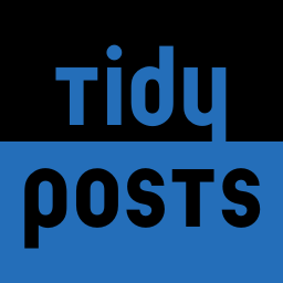 Tidy Posts icon