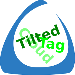 Tilted Tag Cloud Widget icon