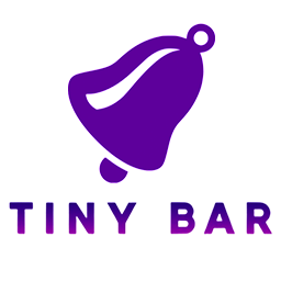 TinyBar – Display notification bar, banner, announcement at the top or bottom of your website icon