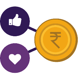 Tip button from IndiTip icon