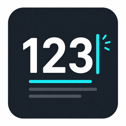 Topline Character Counter icon
