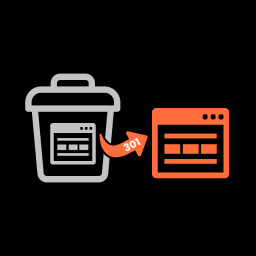 Trash Duplicate and 301 Redirect icon