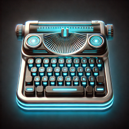 Typewriter block icon