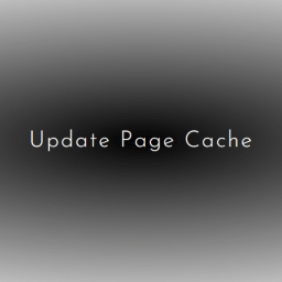 Update Page Cache icon