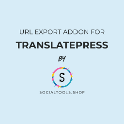 URL Export Addon for TranslatePress icon
