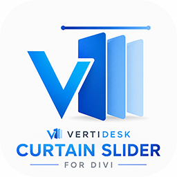 VertiDesk Curtain Slider for Divi icon