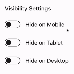 Visibility Controls for Editor Blocks icon