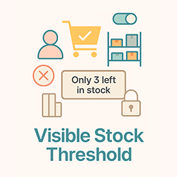 Visible Stock Threshold for WooCommerce icon