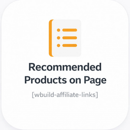 wBuild Affiliate Links Sidebar icon