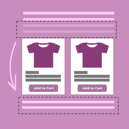 Move Category description under products for WooCommerce icon