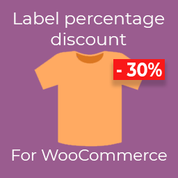 Label Percentage Discount icon