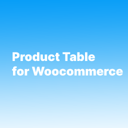 Product Table for WooCommerce icon