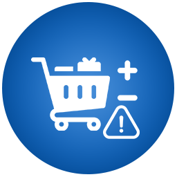 Quantity & Price Limit for Cart icon