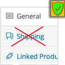Remove tabs and fields from WooCommerce icon