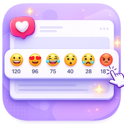 WebNow Emoji Reactions icon