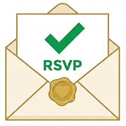 Wedding Party RSVP – Guest List, Invitation & Event Manager icon