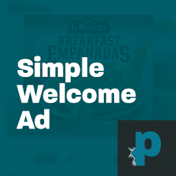 Simple Welcome Ad icon