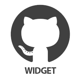 Widget Github Profile icon