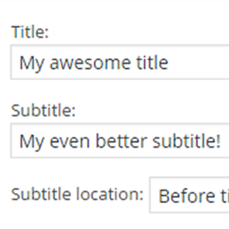 Widget Subtitles icon