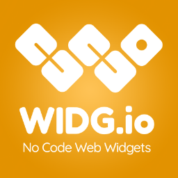 Widg.io social image feed, reviews, live chat, popups and more icon