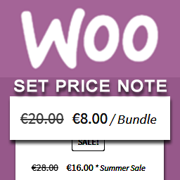Set Price Note (Units, Offers, Editions) for WooCommerce icon