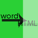 Word to html icon