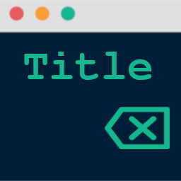WP 4 Me Title Remover icon