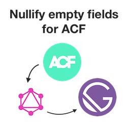 Nullify empty fields for ACF icon