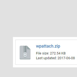 WP Attach icon